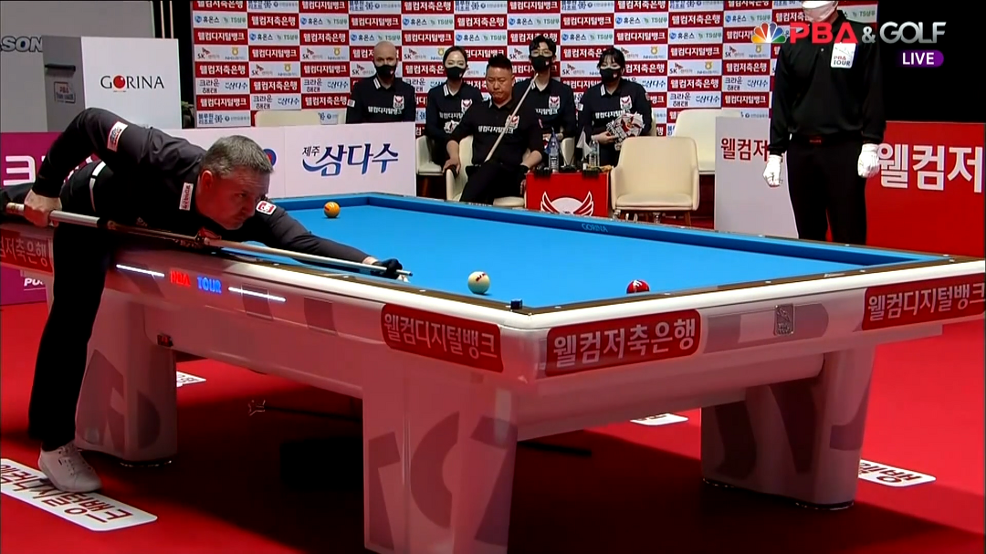 다음스포츠 | 웰뱅피닉스(쿠드롱,서현민) vs 블루원엔젤스(강민구,엄상필) 1세트 HL[웰컴저축은행 PBA 팀리그 파이널 다음스포츠... 