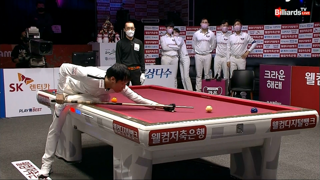 5세트 HL 크라운해태(박인수) vs TS샴푸·푸라닭(김임권)[웰컴저축은행 PBA 팀리그 2022-2023 - kakaoTV 5세트 HL 크라운해태(박인수) vs... 