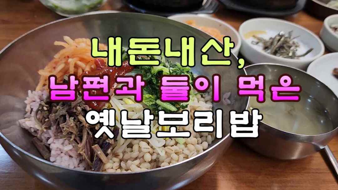 내돈내산, 남편과 둘이 먹은 옛날 보리밥 - kakaoTV 내돈내산, 남편과 둘이 먹은 옛날 보리밥