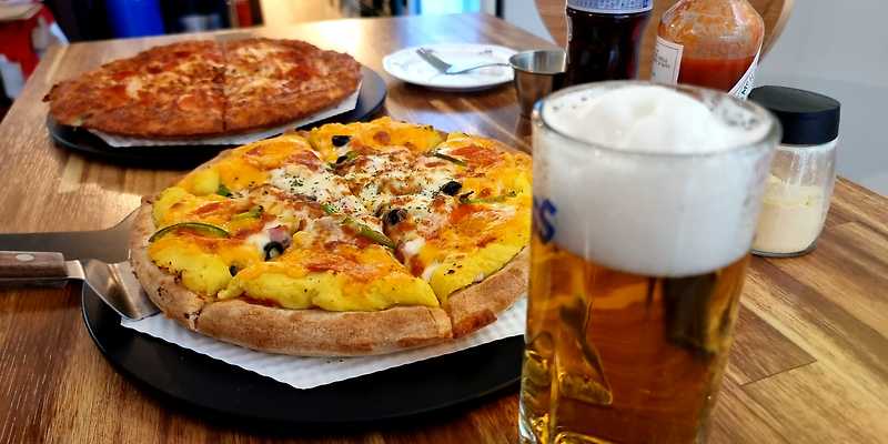 오크피자 부산 애견맛집