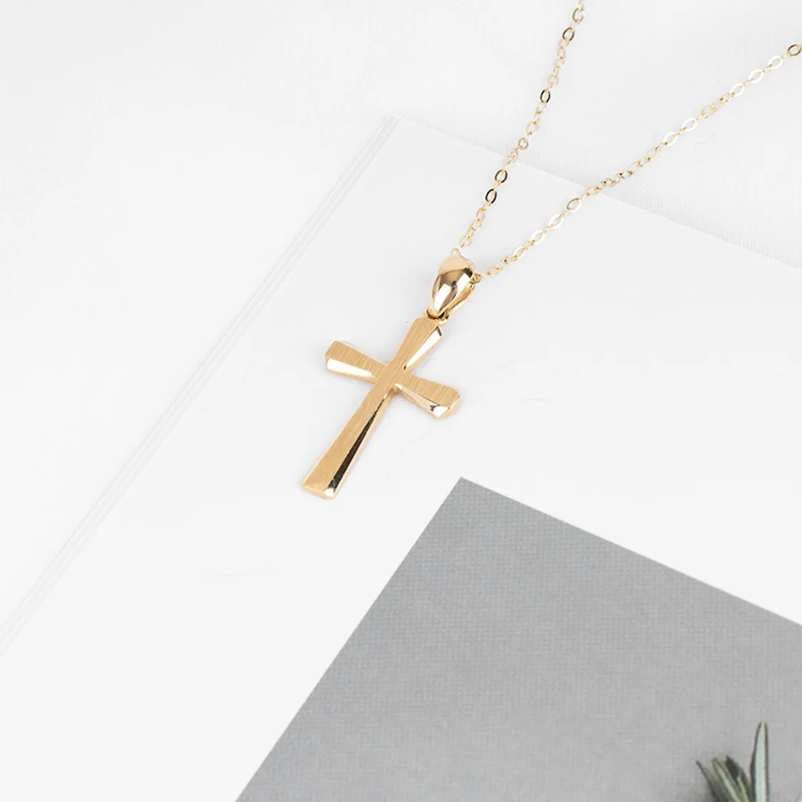 14k 18k 세크리 십자가 목걸이 | 톡딜