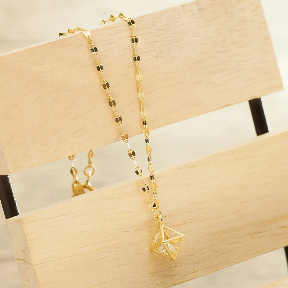 14K 18K 아몬드 큐브 금 팔찌 | 톡딜