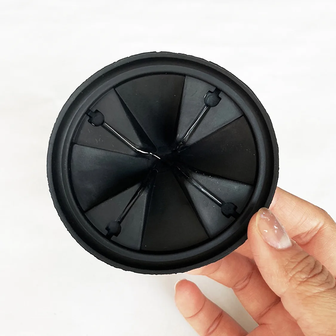 튐방지 배수구 꼬깔고무캡 싱크대 음식물 분쇄기 커버 | 톡딜