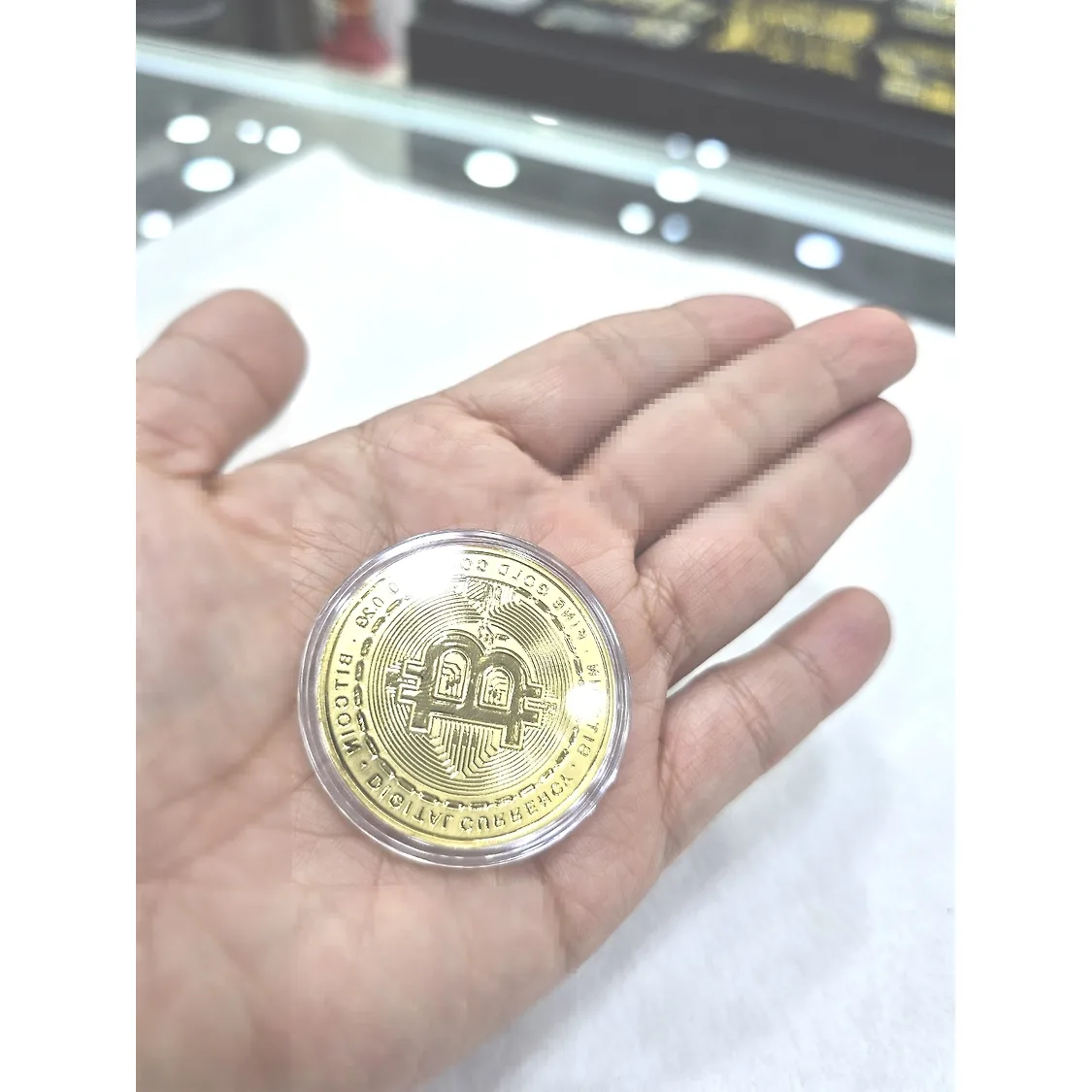 골드 비트코인 24K Gold 기념 주화 0.2g | 톡딜