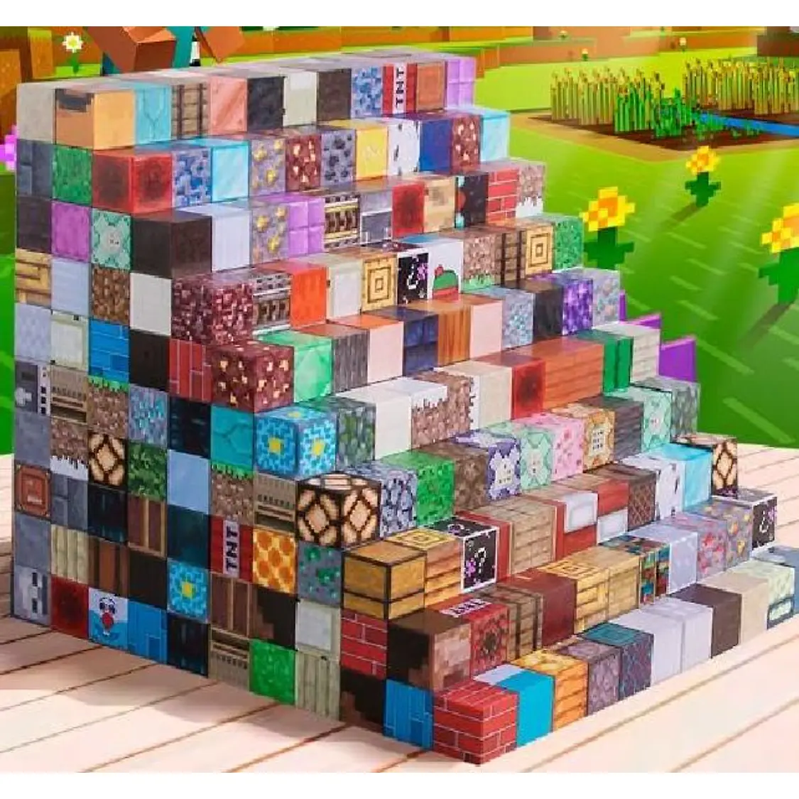 마인크래프트 자석 놀이 조립 블럭 블록 만들기 마그네틱 마그넷 건축 나무 키덜트 자석블럭 | 톡딜