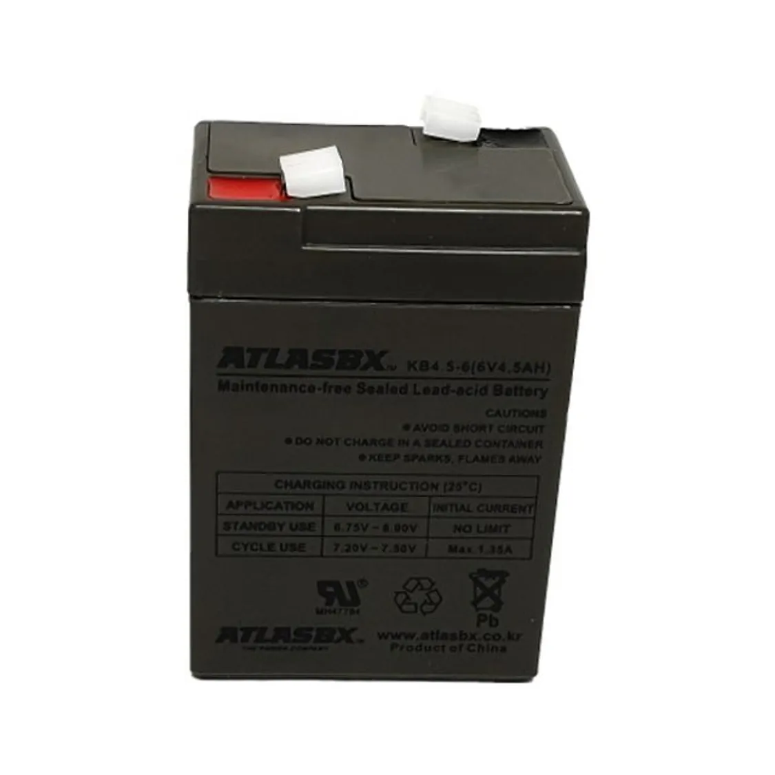 한국아트라스BX KB4.5-6 6V4.5AH무누액 밀폐형축전지 | 톡딜