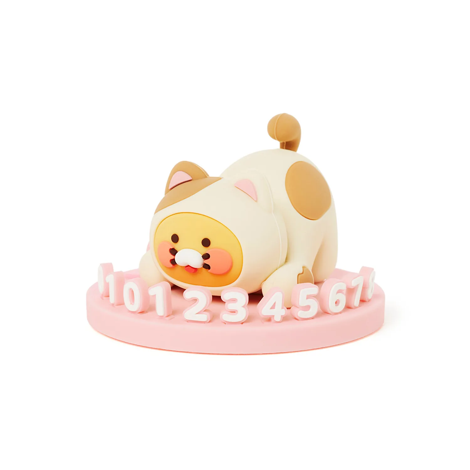 Cat figure Parking license plate_Chunsik