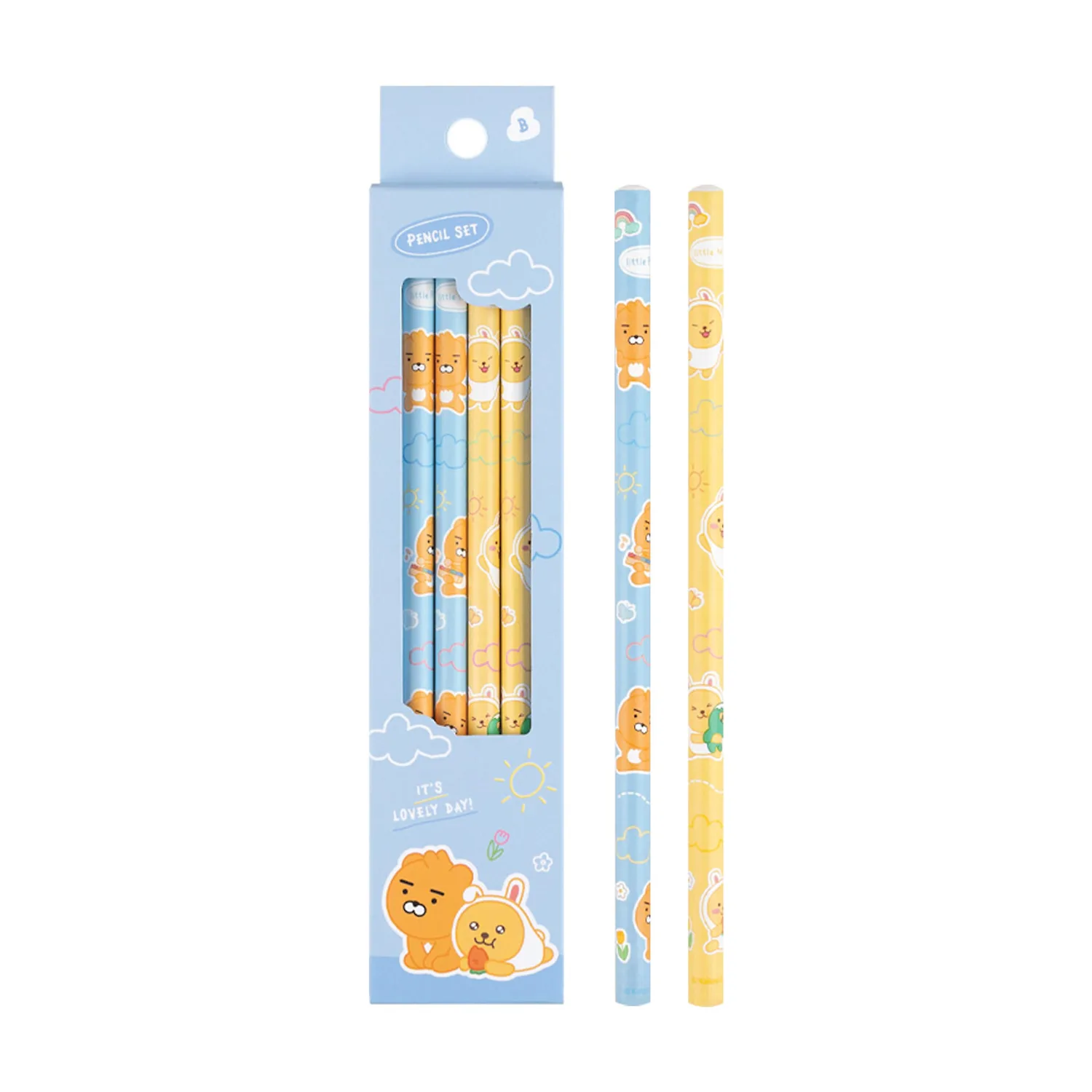 Lovely 4 Pencil Set Little LionLittle Plain