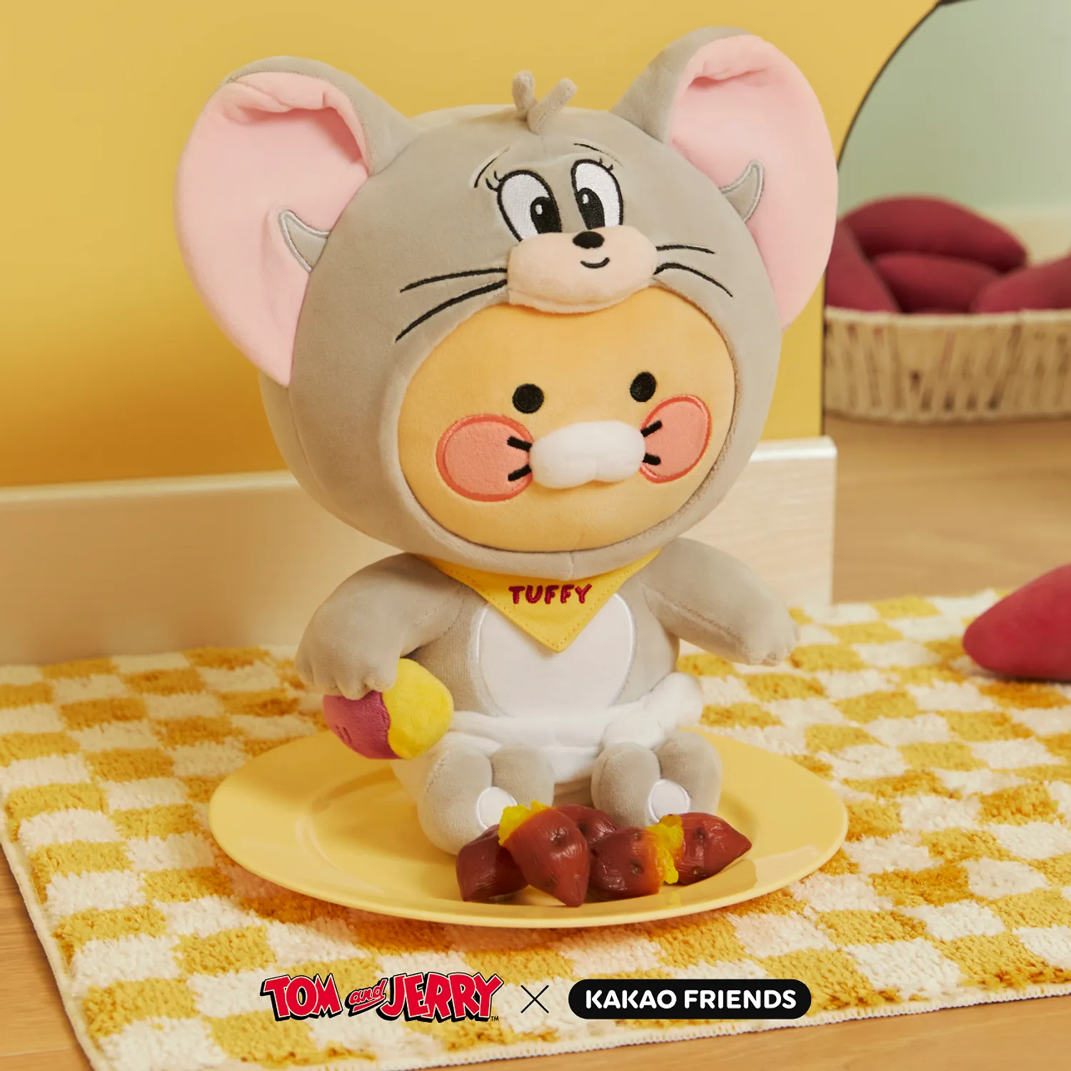 Tom and Jerry X Kakao Friends Doll Tuffy_Chunsik