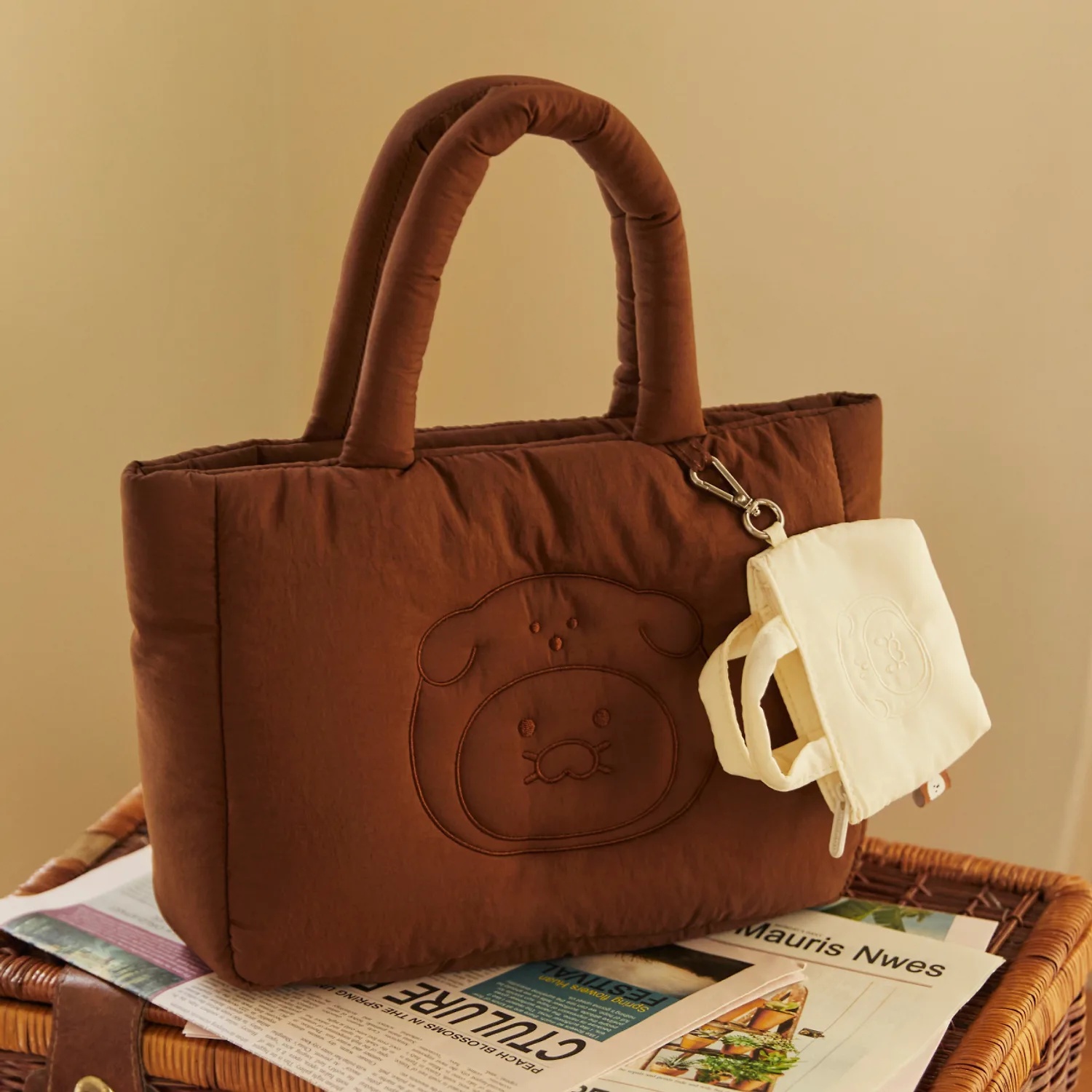Plu P-Friends Padded Tote Bag_Chunsik