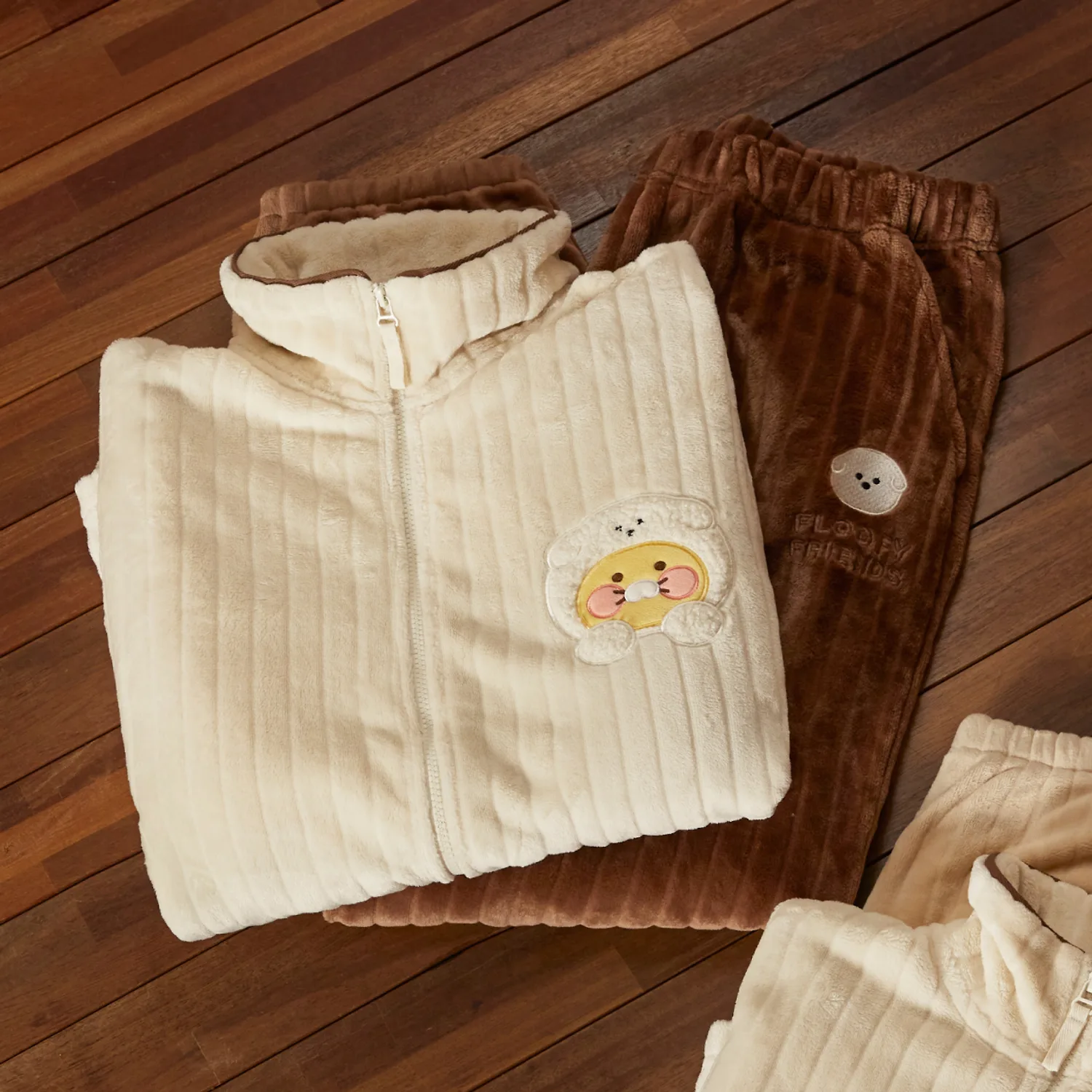 Plu P-Friends zip-up fleece (men) _Chunsik