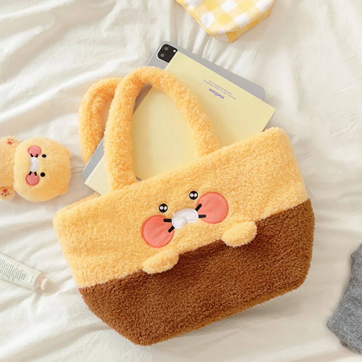 Spring Boucle Tote Bag