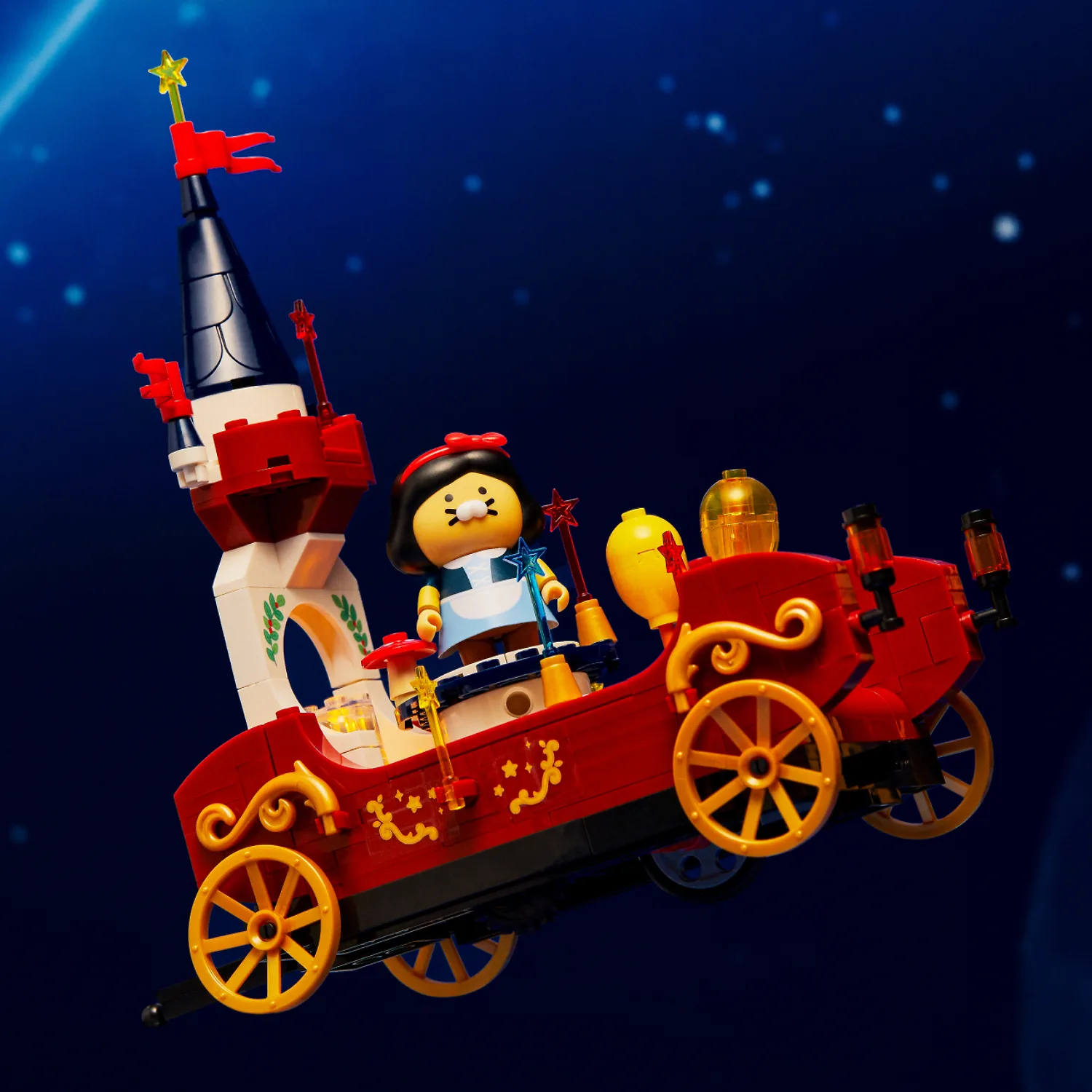 Spring Bus Parade Brick Figure Snow White_Spring Eclipse