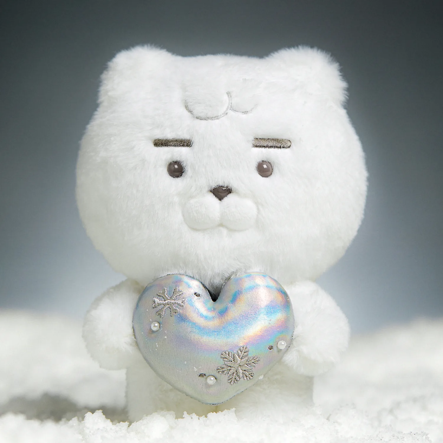 Whitesilver Snow Flower Heart Doll_Little Lion