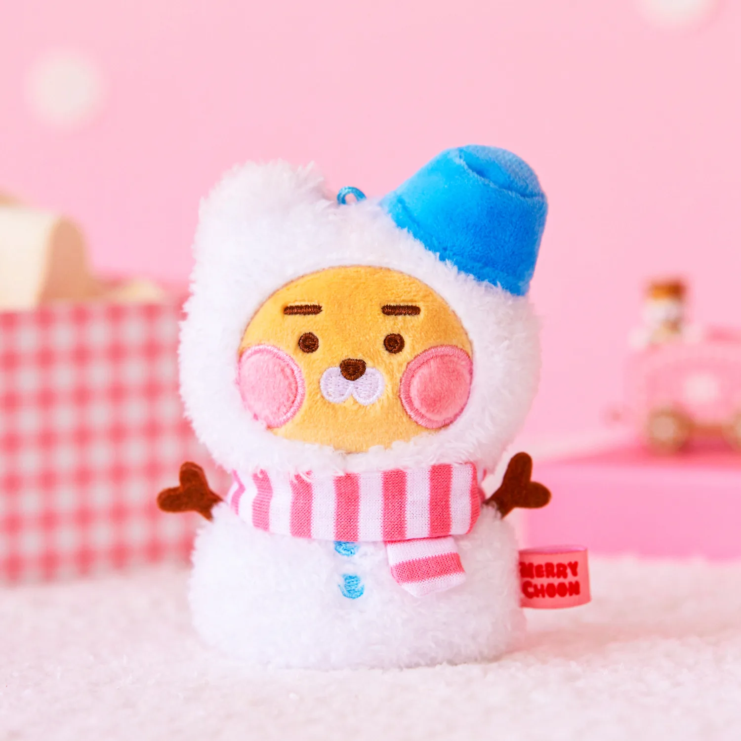 Merry Chun Christmas Snowman Kissing Doll_Little Lion