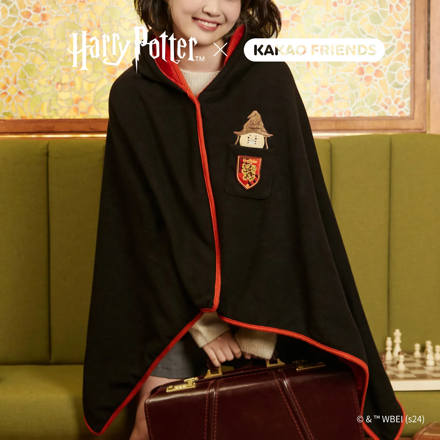 Harry Potter x Kakao Friends Cloak Blanket_Chunsik