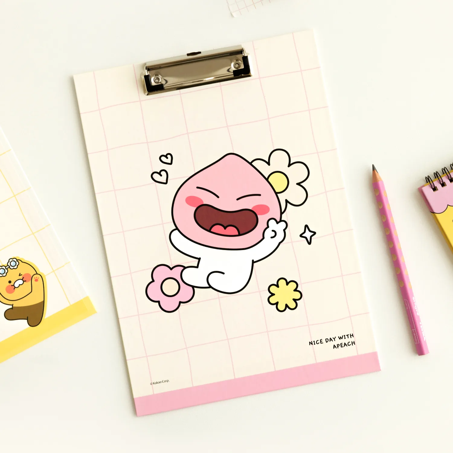 Seichi A4 clipboard apeach