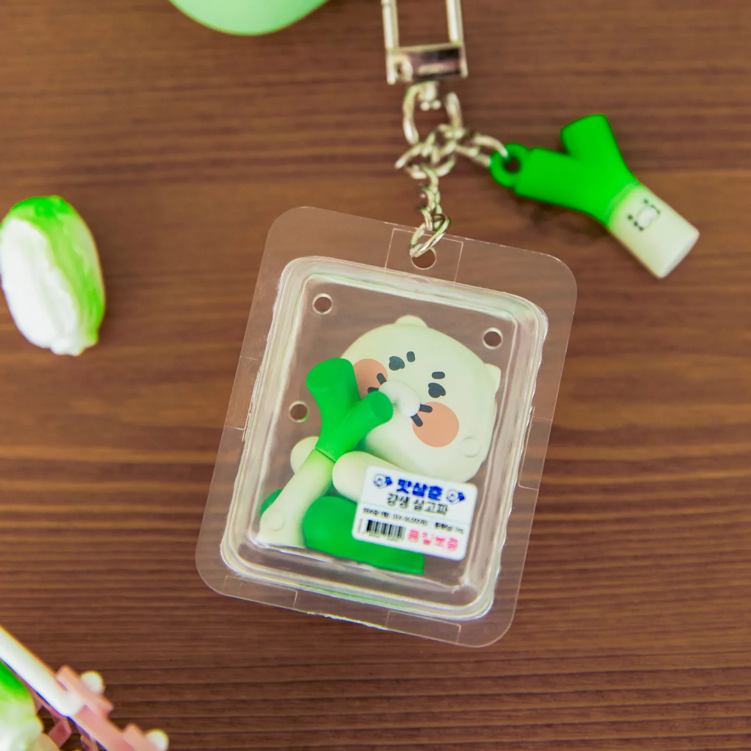 Taste Samchun Figure Keyring Leek_Spring Meal