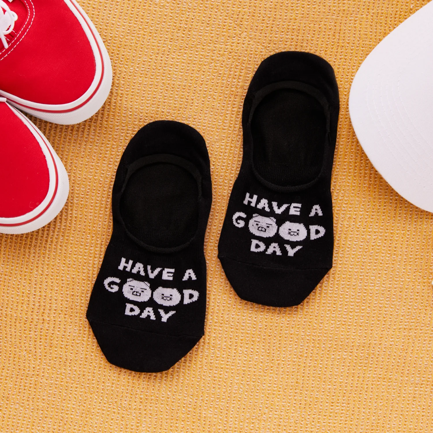 Daily Fake Socks Black_Ryan Chunsik
