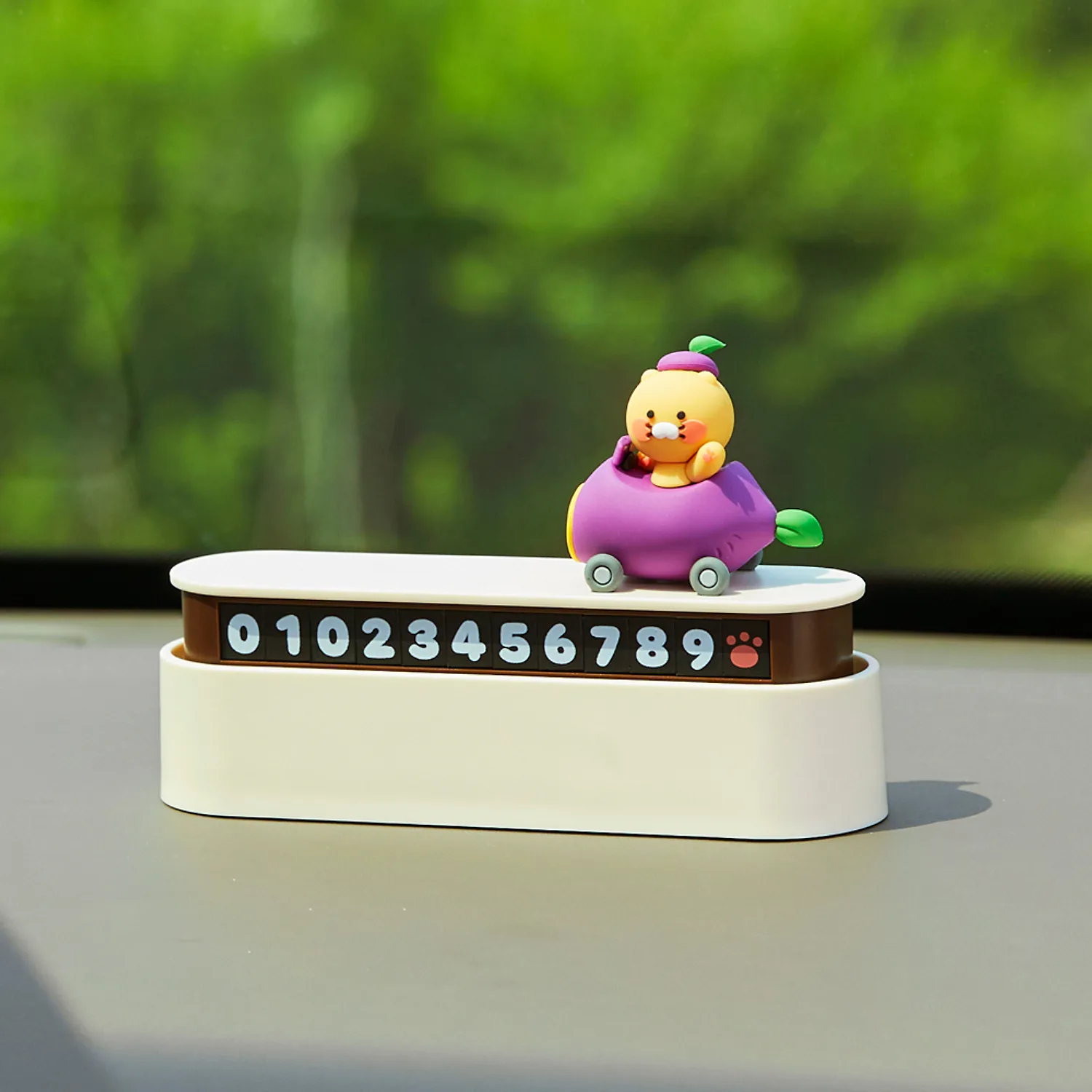 Sweet potato car parking license plate_Chunsik