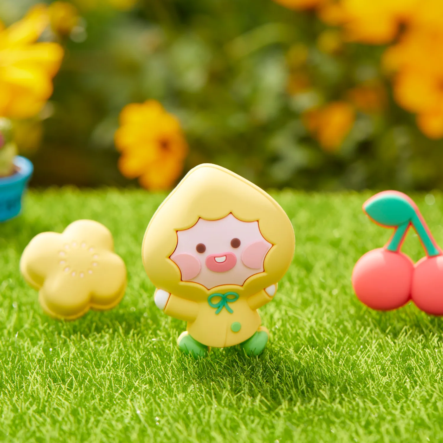 Rainy Garden_Silicone Charm_Apeach
