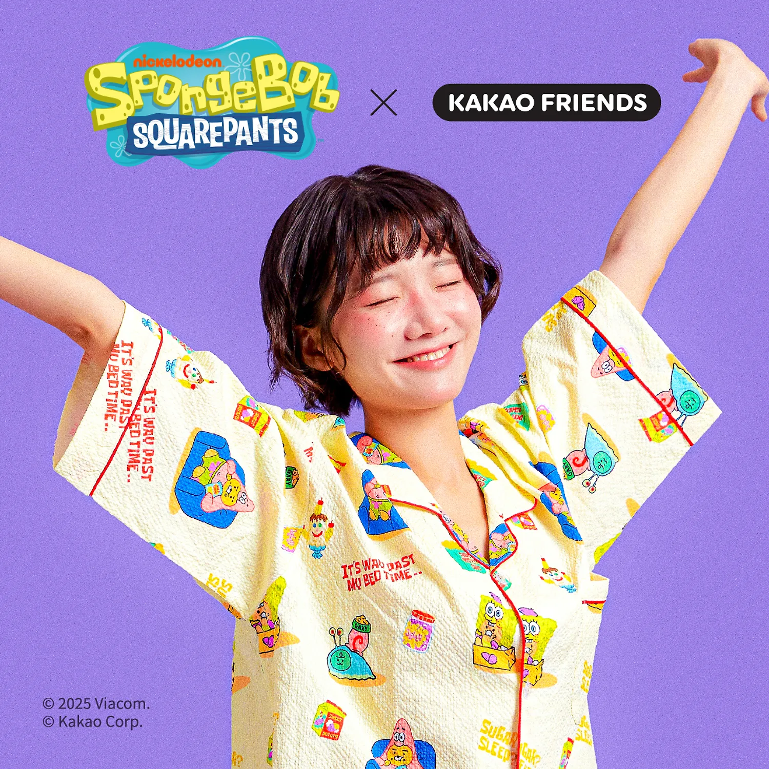 SpongeBob X Friends Cooling Pajamas Men’s_Friends