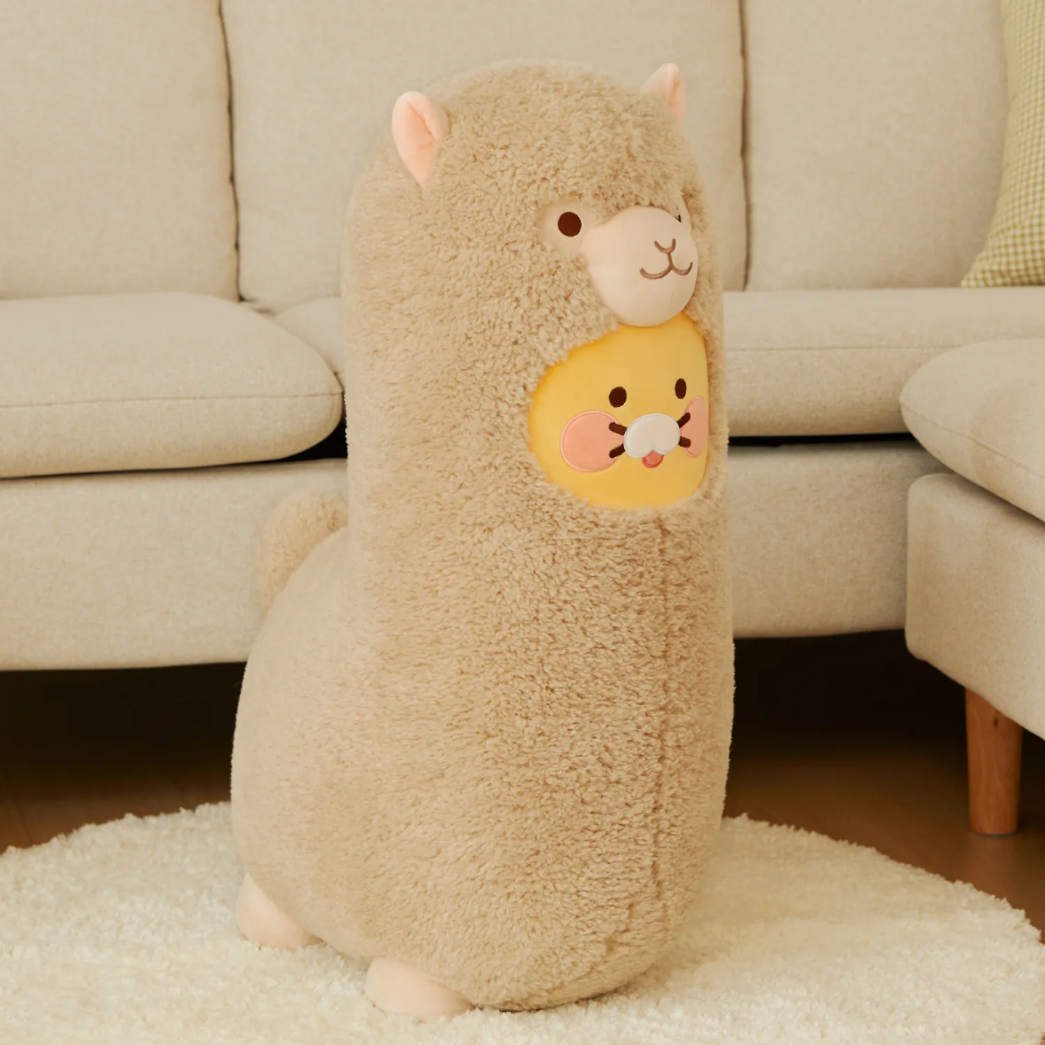 Alpaca Body Pillow Beige_Spring