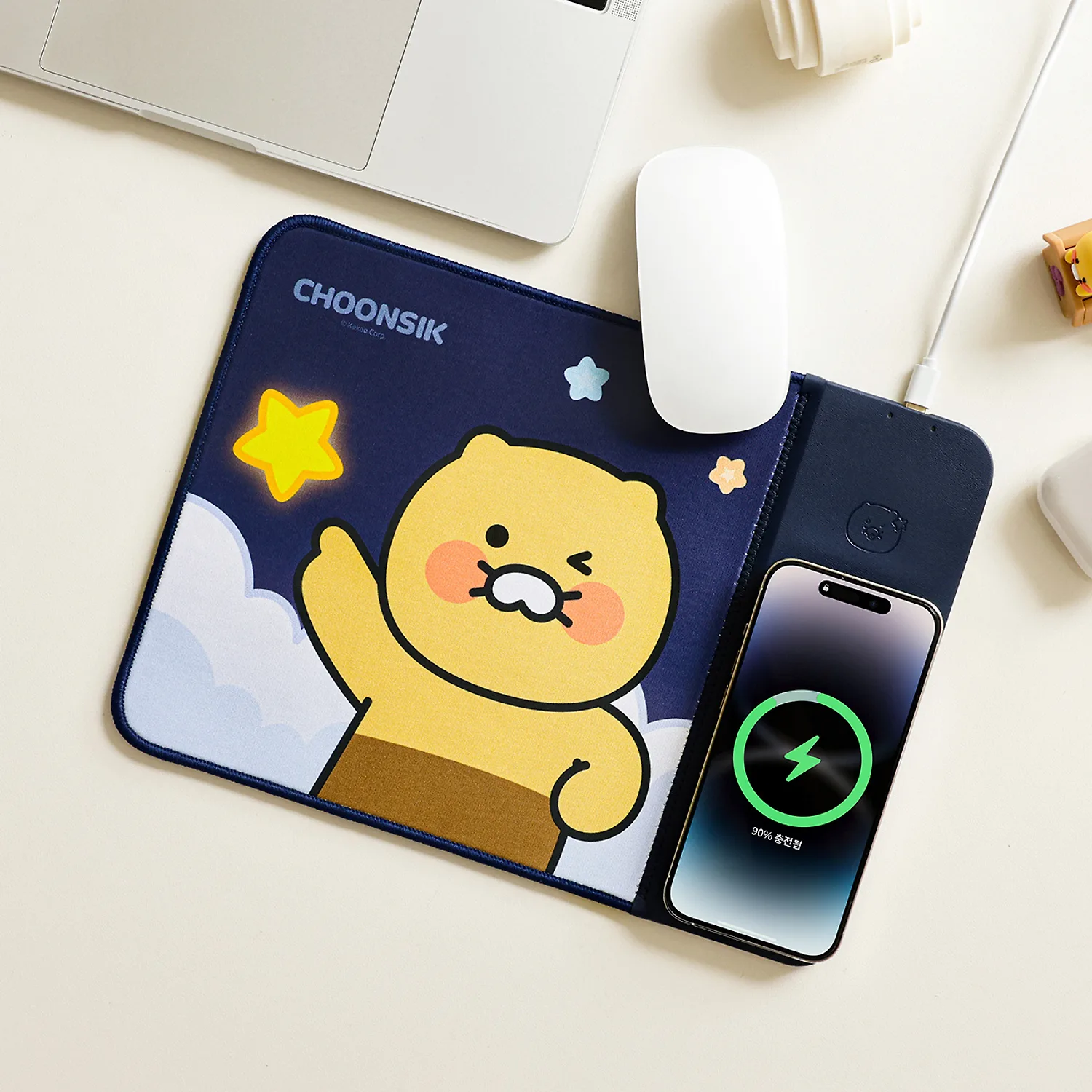 Wireless Charging Mousepad_Navy