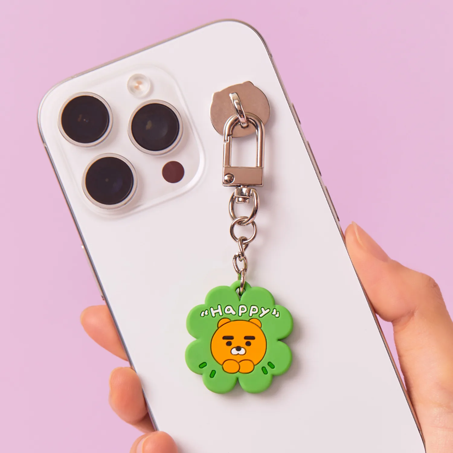 Mini mirror smartphone charm ring luck_Ryan