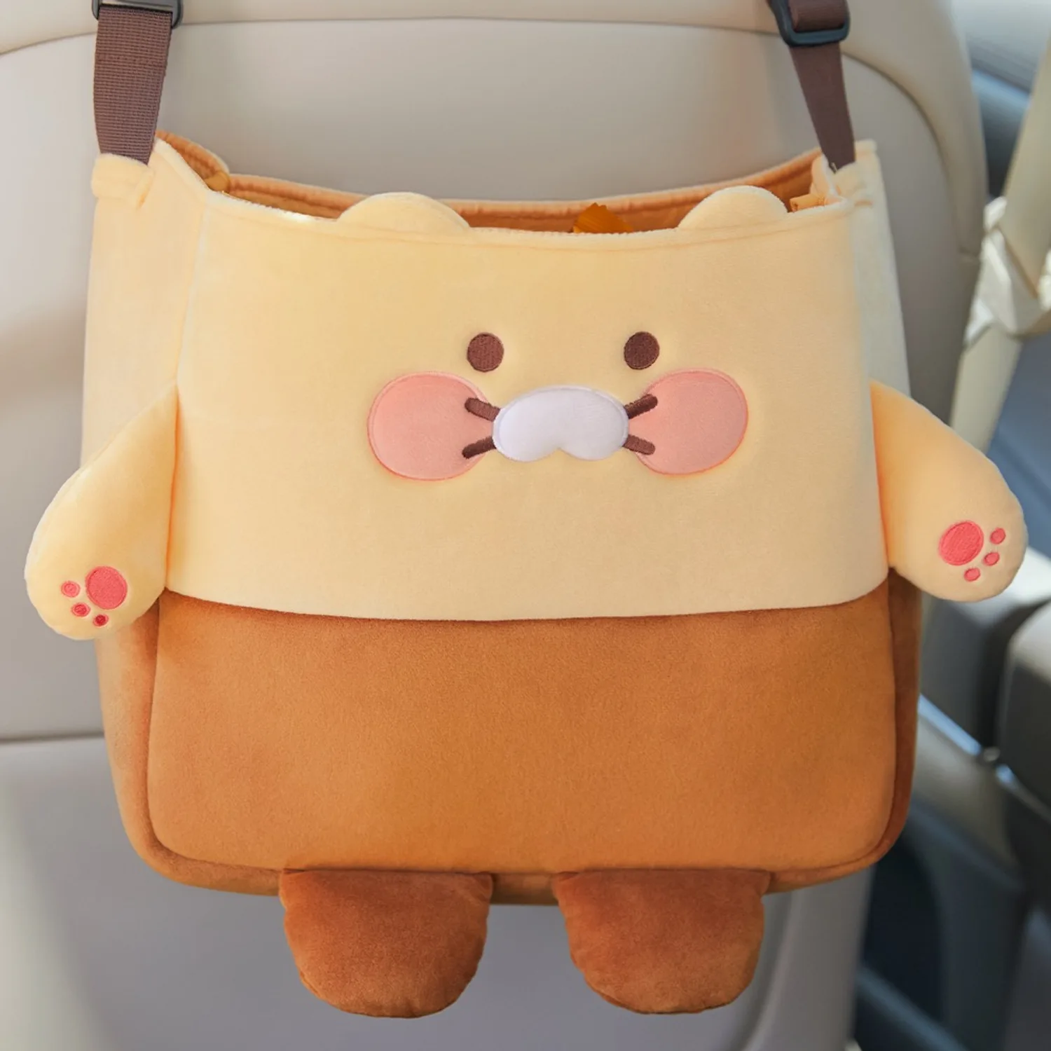 Car Headrest Storage Basket_Chunsik