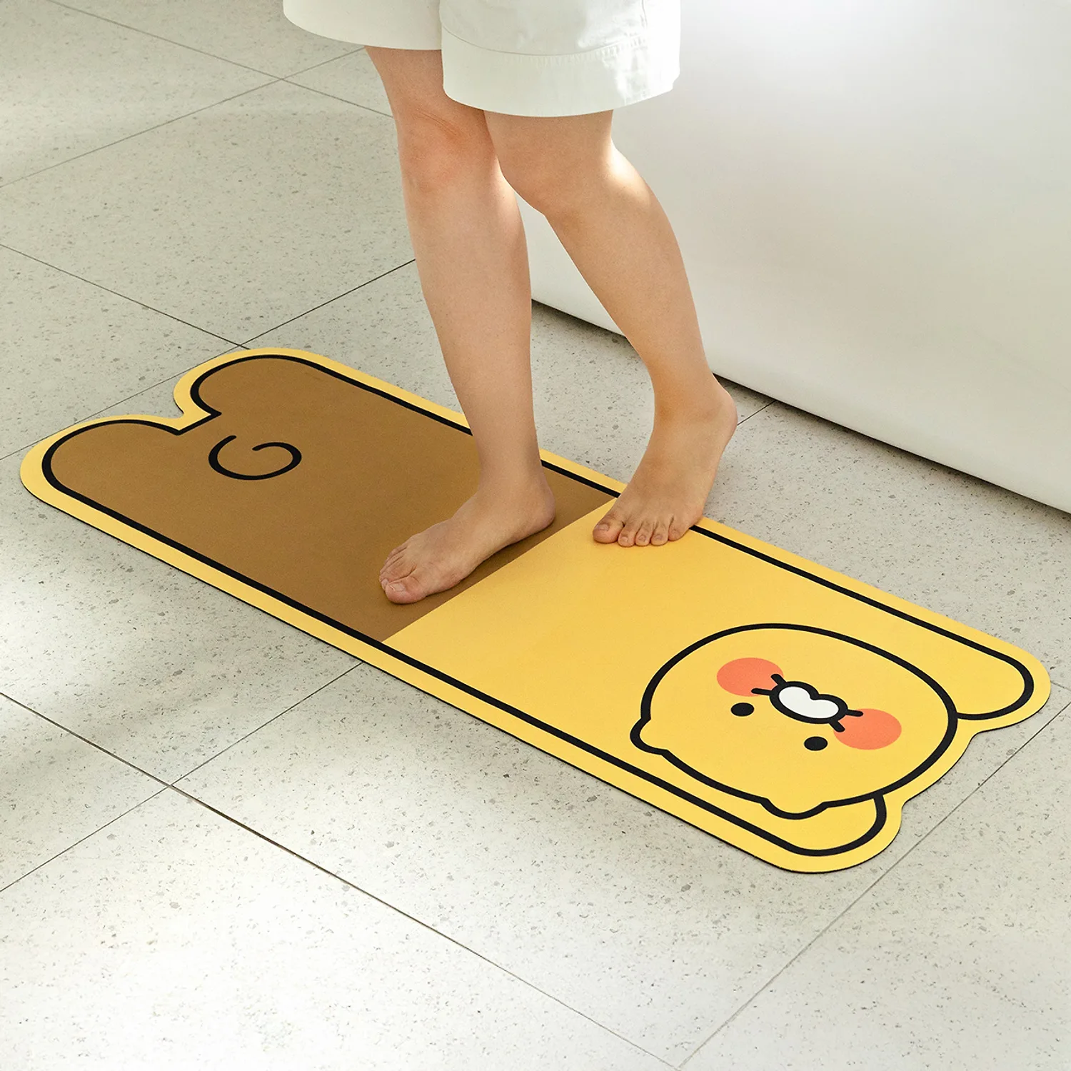 Diatomaceous earth foot mat long that Chunsik washes