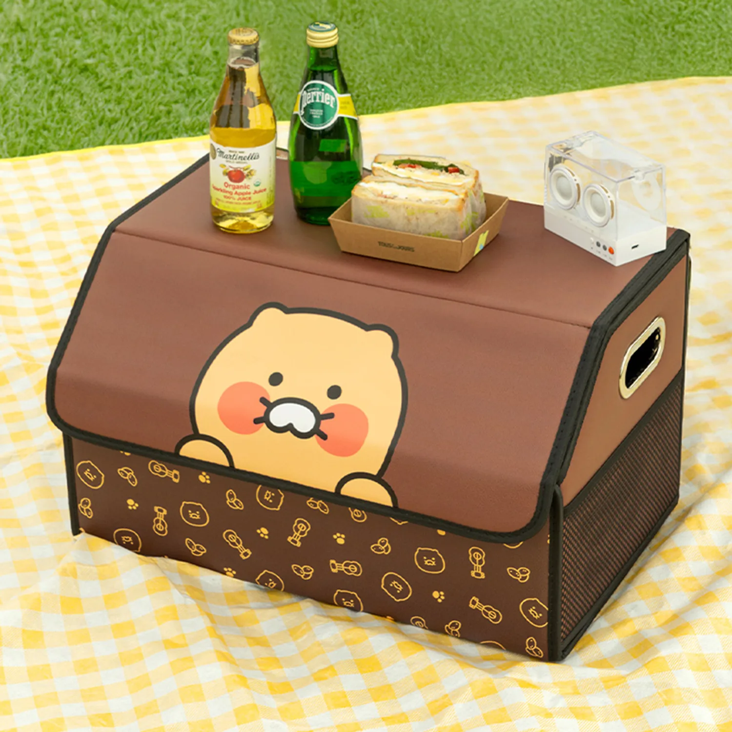 Kakao Friends Clear Trunk Storage Box for Car Large