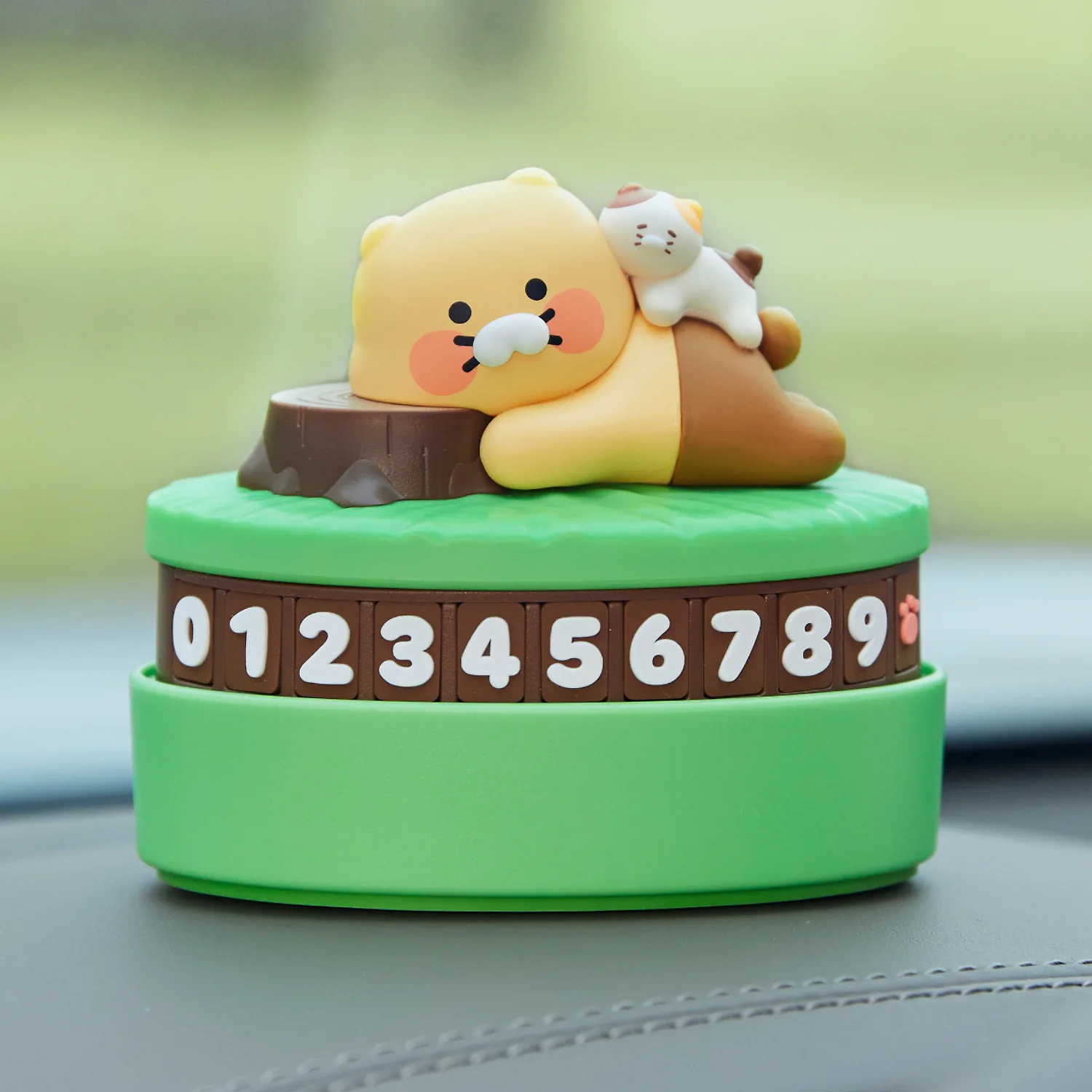 Baby cat safe parking license plate_Spring ceremony