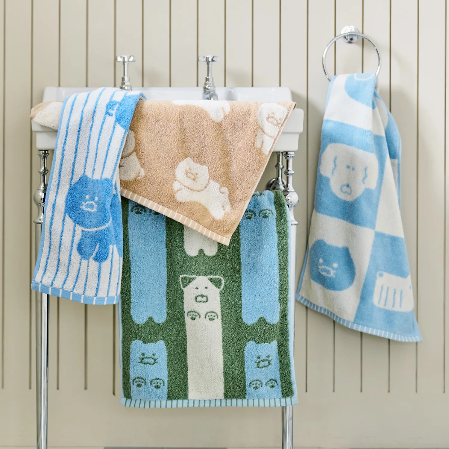 FRIENDAY face towel 4P set_Chunsik