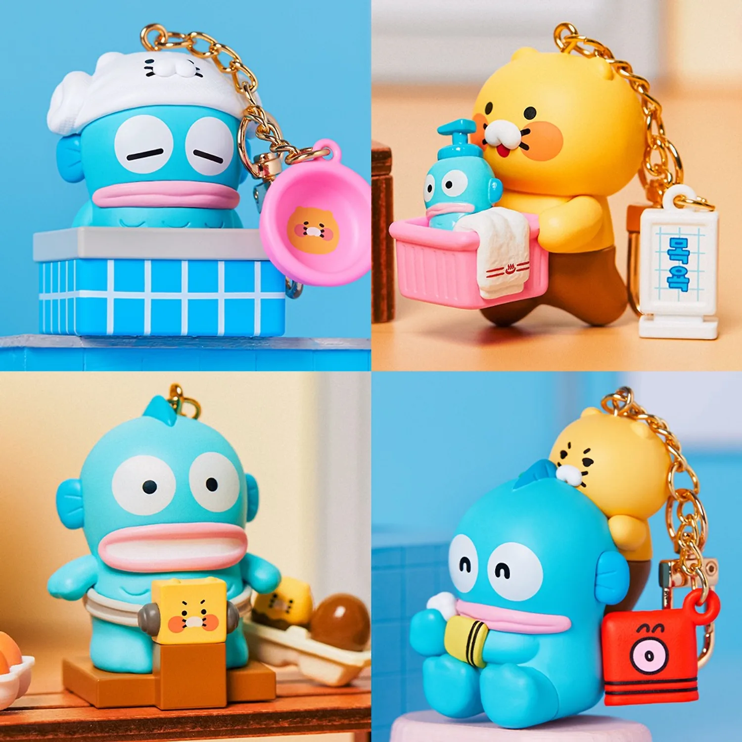 Han Kyo-dong X Friends Random Figure Keyring (1 out of 4 types)_Chunsik