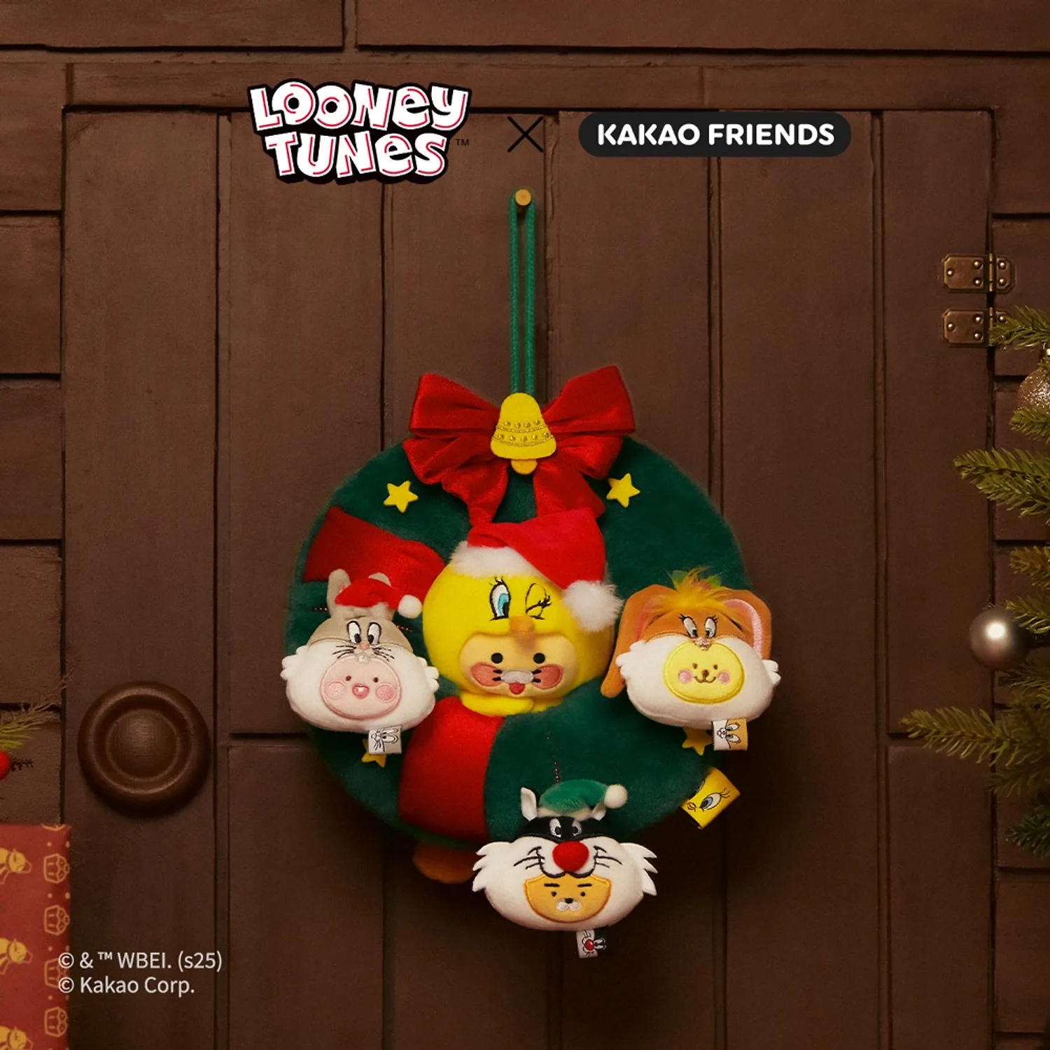 Looney Toons X Friends Christmas Wreath Doll_Friends