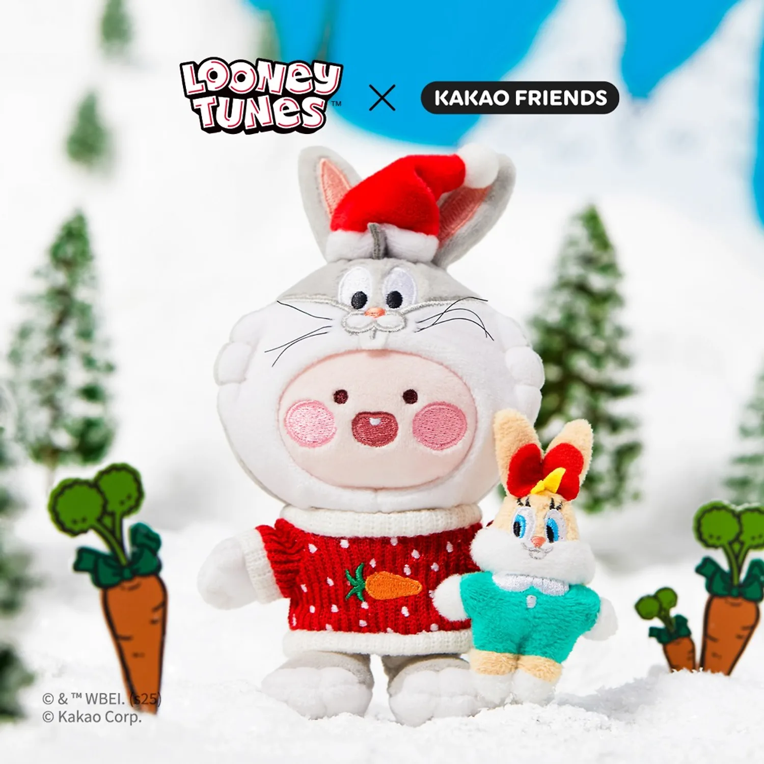 Looney Toons X Friends Bugs Bunny Keyring Doll_Little Apeach
