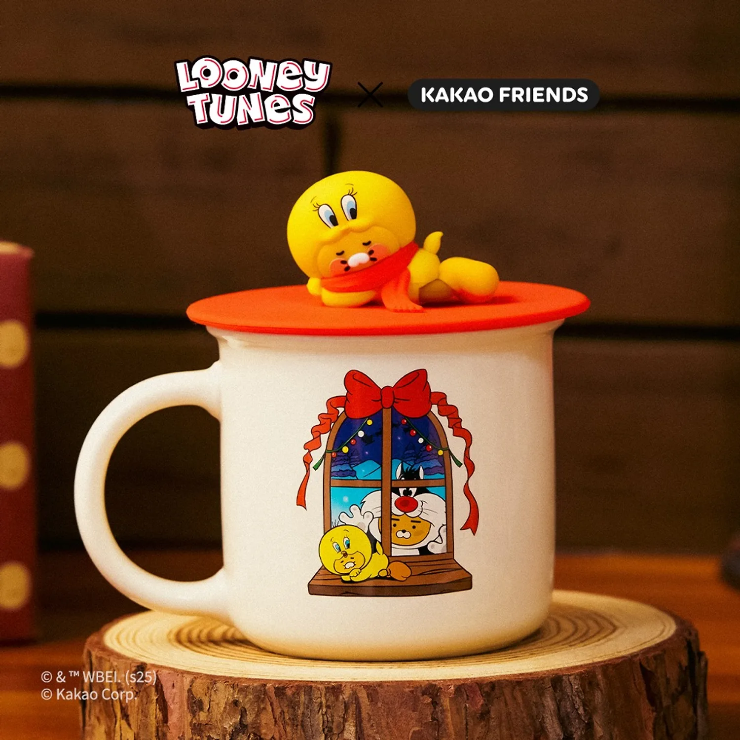 Looney Tunes X Friends Mug Lid Set_Little Lion Baby Chunsik