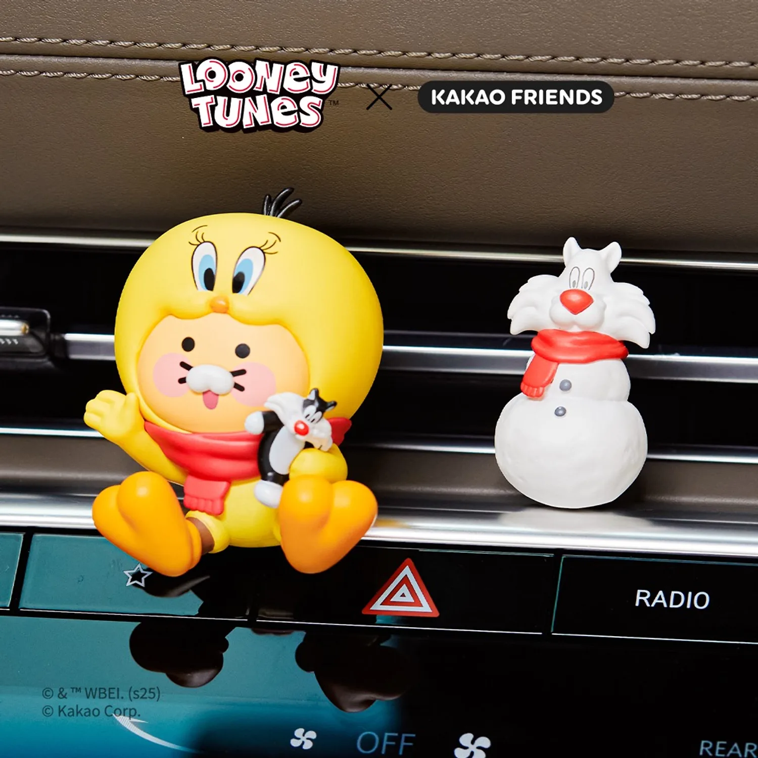Looney Tunes X Friends Tweety Car Air Freshener Figure Set_Baby Chunsik