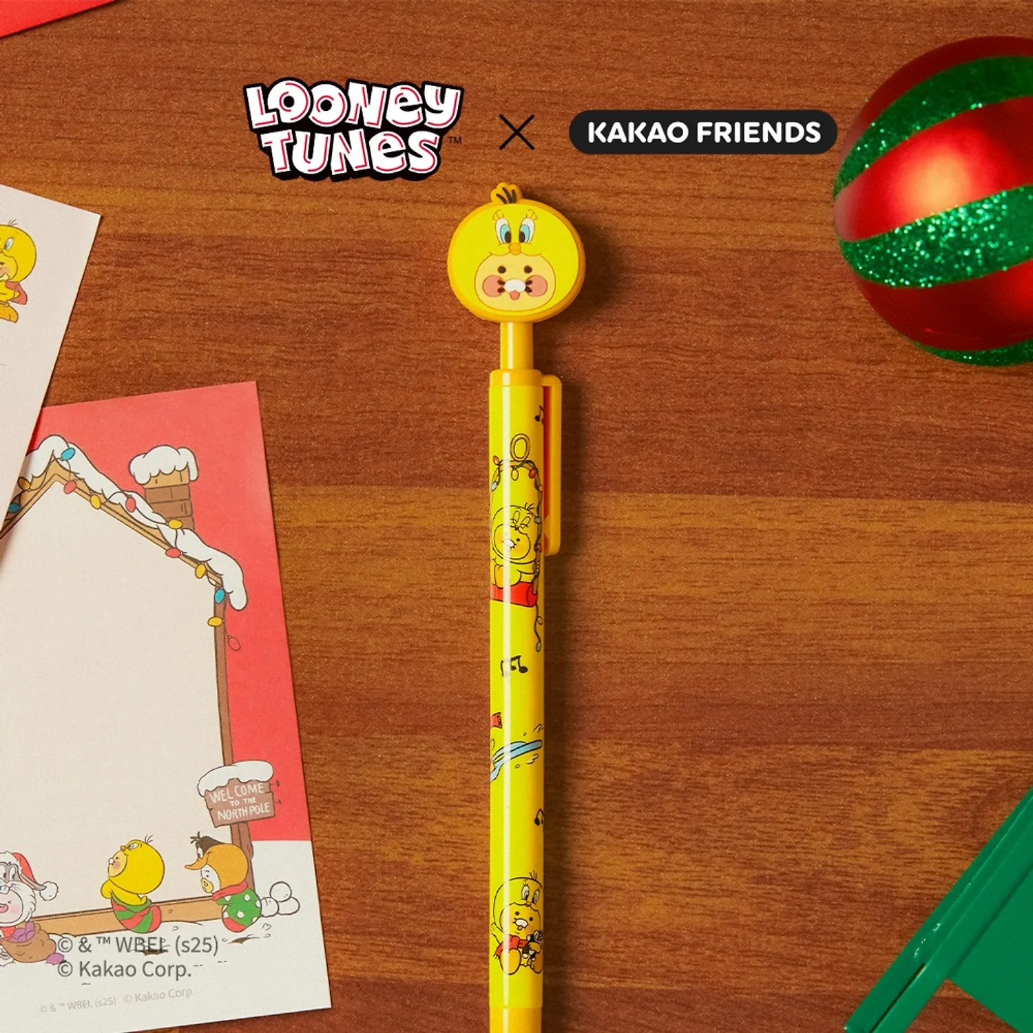 Looney Tunes X Friends Tweety Gel Pen_Baby Chunsik