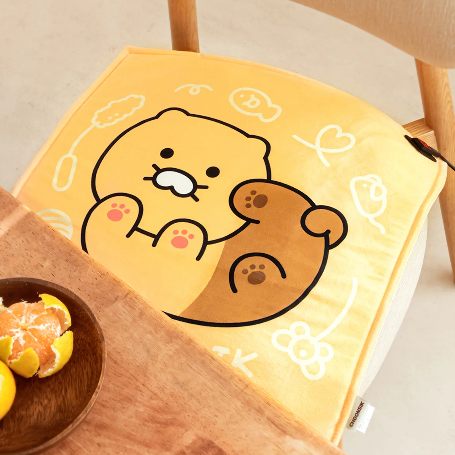 Spring Heating Cushion_Yellow