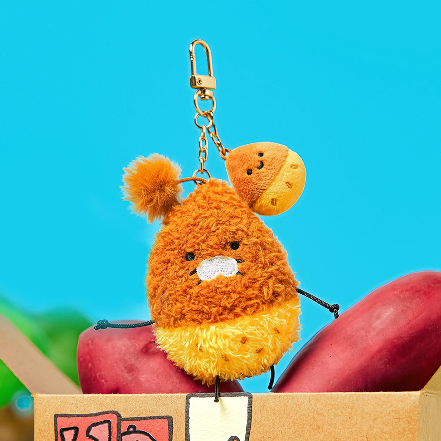 Spring Guma Night Guma Mini Fosle Keyring Doll_Spring Guma