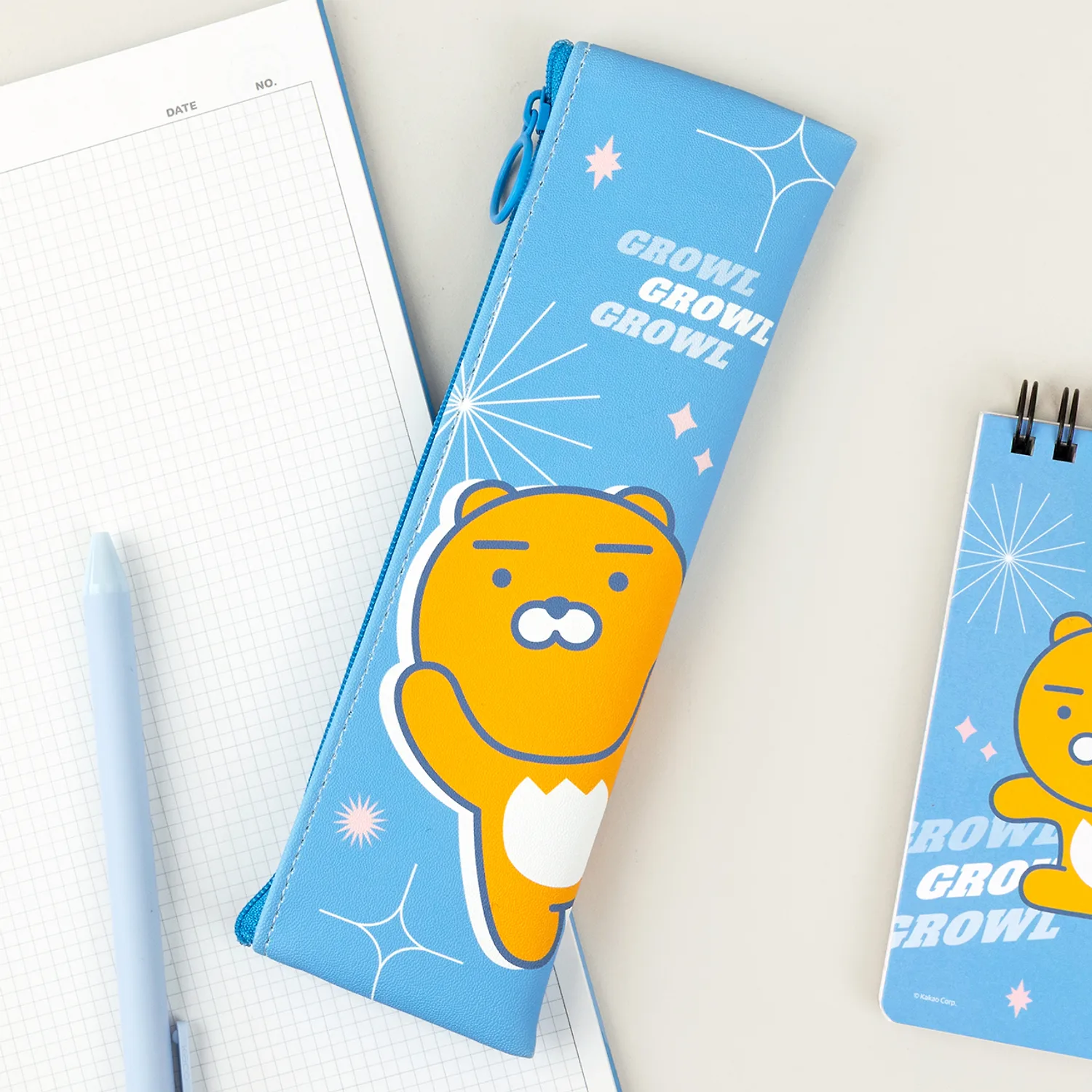 Vivid Mini Flat Pencil Case Ryan