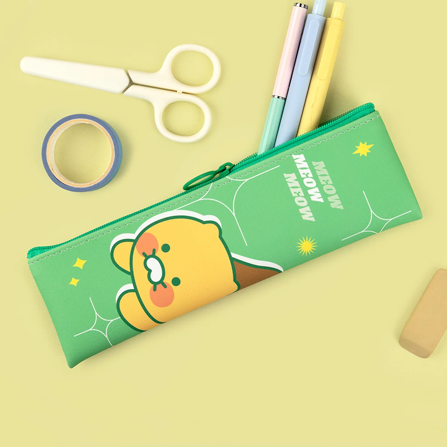Vivid Mini Flat Pencil Case Chunsik