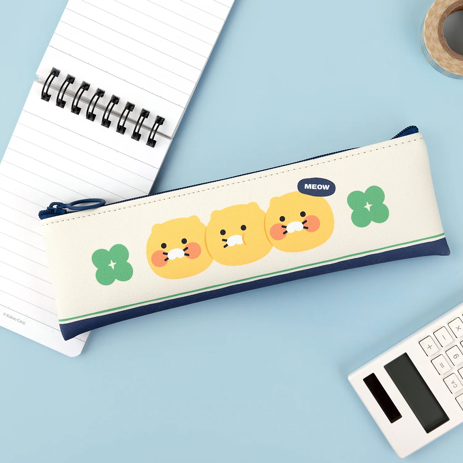 Chunsik Flat Pencil Case Ivory