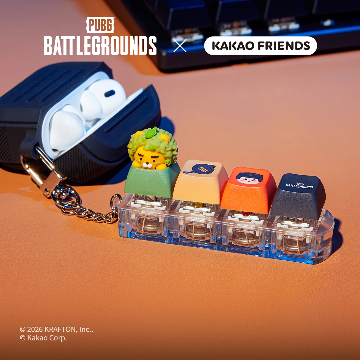 PUBGX-Friends LED KeycapKeykeyingGreen_Friends