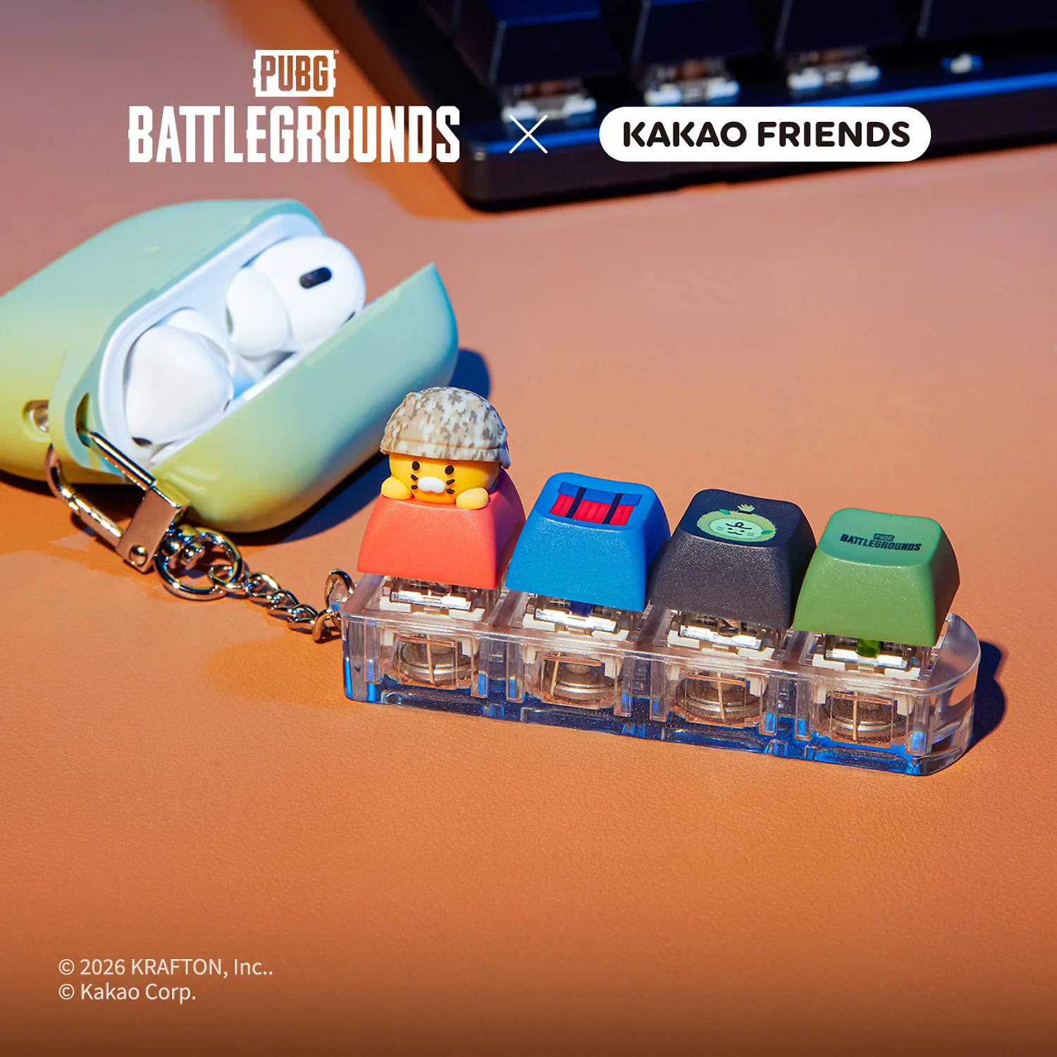 PUBGX-Friends LED KeycapKeyingRed_Friends