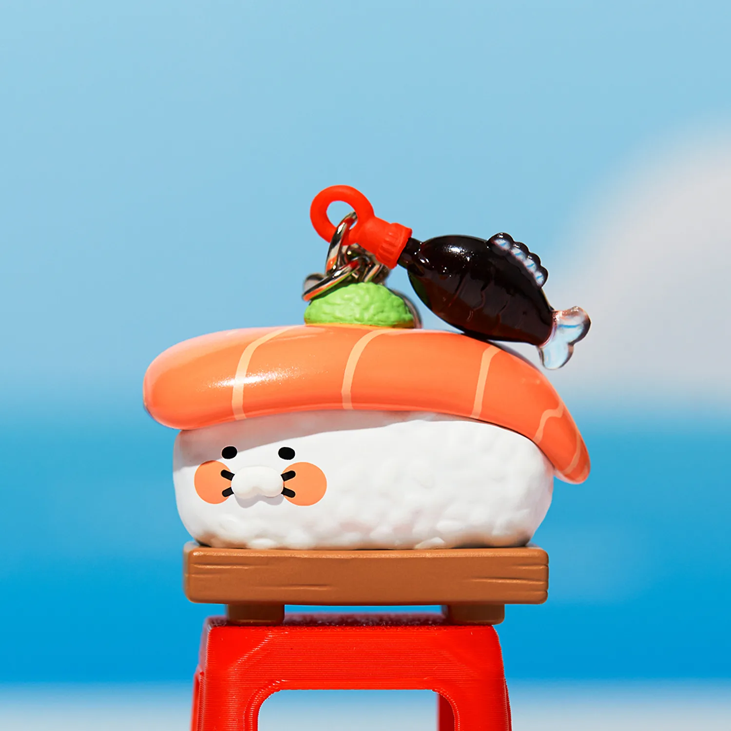 Chunsusan Figure Keyring Salmon Sushi_Chunsik