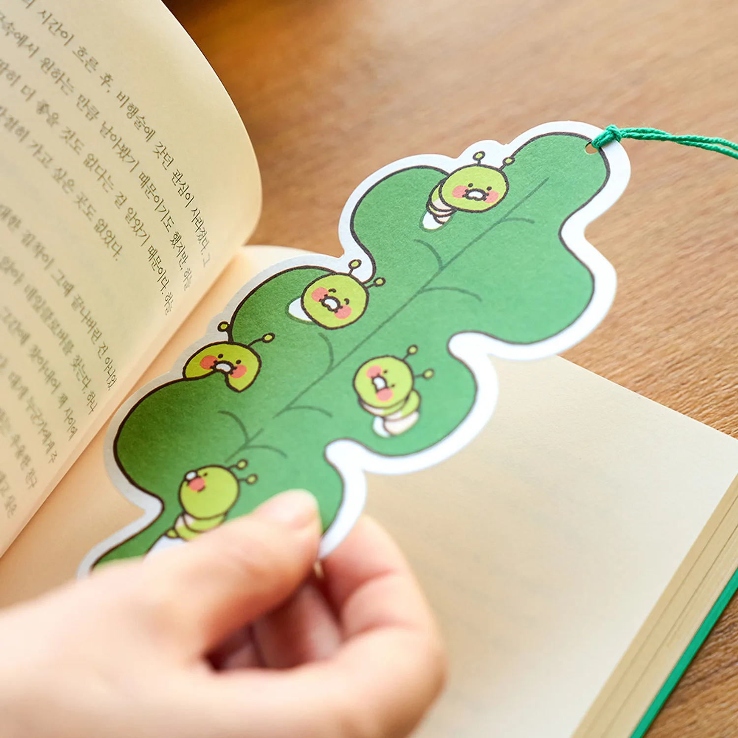 Spring Leaf Bookmark Card_Chunsik