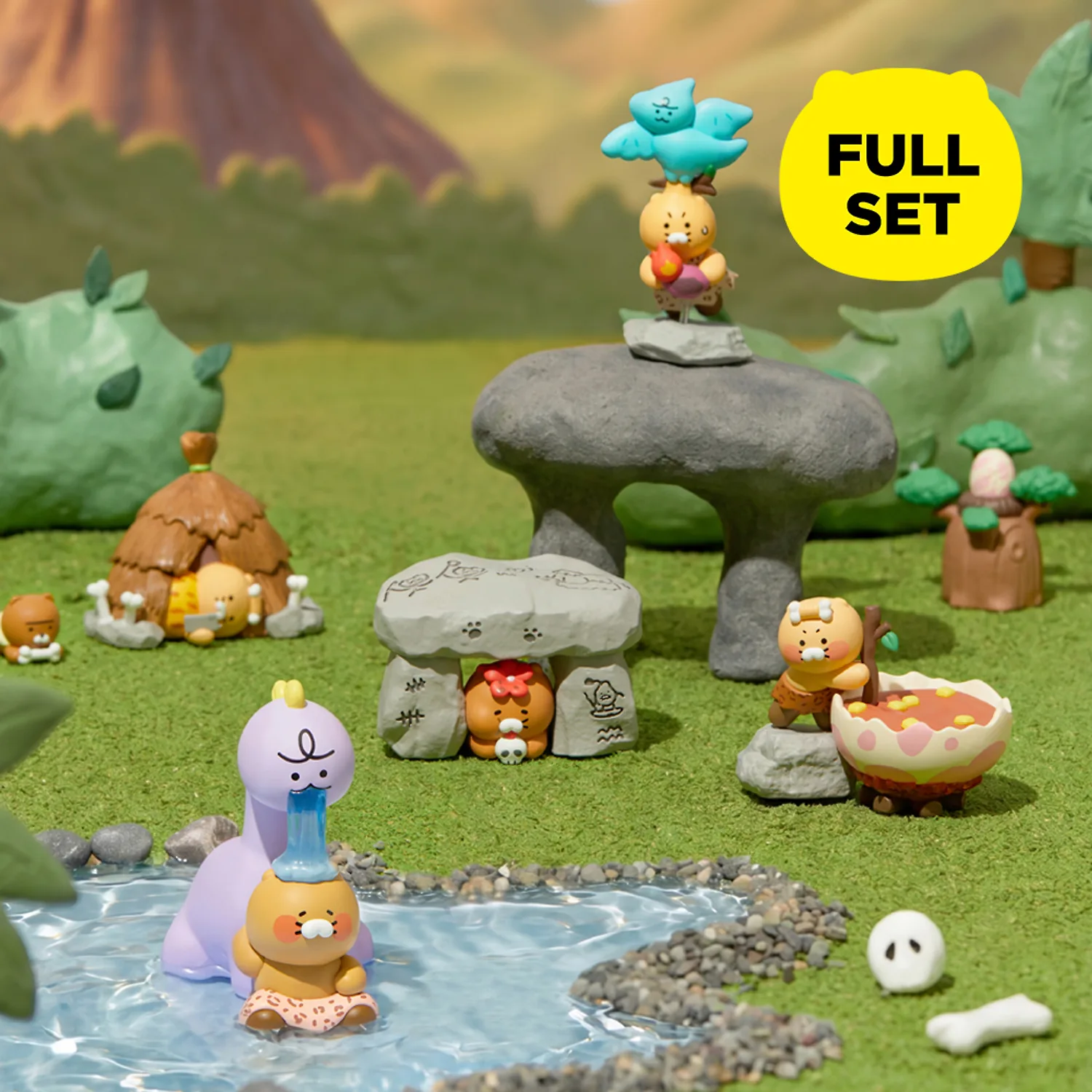 (Full Set) Woo Ga Chun Random Figures 5 Types_Chunsik